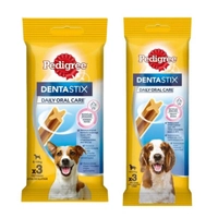 PEDIGREE DentaStix przysmak dentystyczny dla psów 45/77g (rozmiar wysyłany losowo)