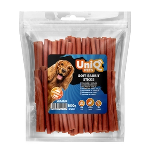 UNIQ PETS dog snacks 500g Paluszki z królika