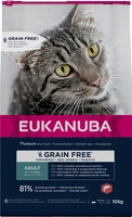 EUKANUBA  Grain Free adult salmon 10kg/Opakowanie uszkodzone (4348) !!! 