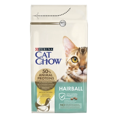PURINA Cat Chow Hairball Karma bogata w kurczaka 1,5kg/Opakowanie uszkodzone (3479) !!! 