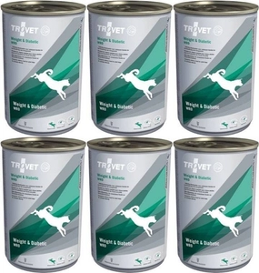 TROVET WRD Weight & Diabetic (dla psa) 6x400g - puszka