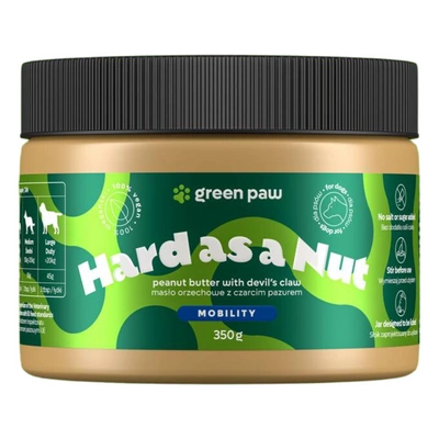 Green Paw Hard as a Nut 350g - Masło orzechowe z czarcim pazurem dla psów