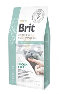 Brit gf veterinary diets cat Struvite 5kg / Opakowanie uszkodzone (3649,4439) !!!