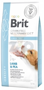 Brit GF veterinary diets dog Obesity 12 kg opakowanie uszkodzone (2475)