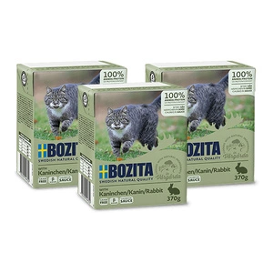 BOZITA Cat Królik W Sosie 3x370g