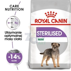 ROYAL CANIN CCN Mini Sterilised 8kg karma sucha dla psów dorosłych, ras małych, sterylizowanych