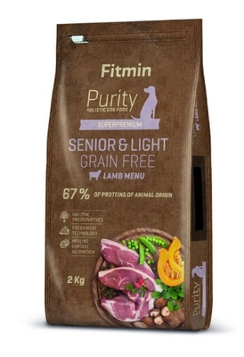 Fitmin purity gf senior&light lamb 2kg