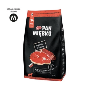 PAN MIĘSKO Wołowina z koziną M 20kg