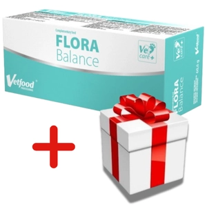 VETFOOD FLORA Balance 120 caps + NIESPODZIANKA DLA PSA GRATIS!!