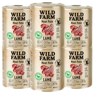 WILD FARM Pate Lamb 6x800g bezglutenowa karma dla psa