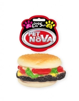 Pet Nova  DOG LIFE STYLE Hamburger z posypką,serem i sosem 9cm
