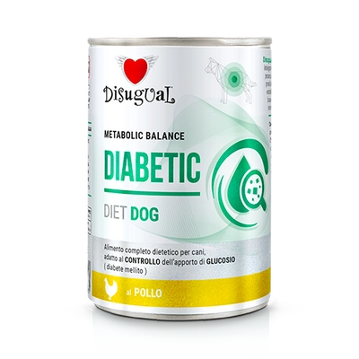 Disugual Karma mokra dla psa Weterynaryjna DIABETIC Kurczak (dorosły) 400g