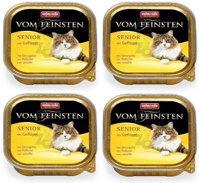 ANIMONDA Vom Feinsten Senior Cat smak: z drobiem 32x100g