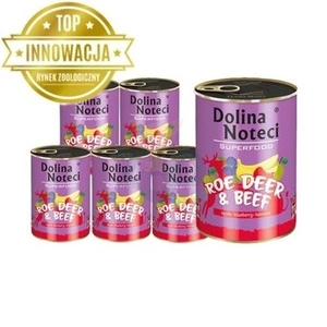 DOLINA NOTECI PREMIUM SUPERFOOD sarna i wołowina 6x800g