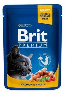 BRIT Cat ŁOSOŚ i PSTRĄG 100g