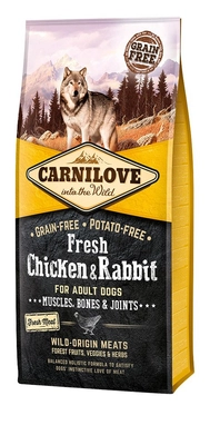 Carnilove Fresh Chicken Rabbit Adult 12 kg opakowanie uszkodzone (2925)