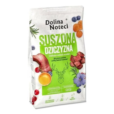 DOLINA NOTECI Premium Dziczyzna- karma suszona dla psa 9kg/Opakowanie uszkodzone (4389) !!! 