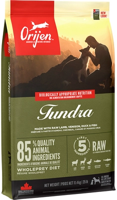 ORIJEN Tundra Dog 11,4kg/Opakownie uszkodzone (2509) !!! 
