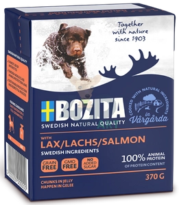 BOZITA Dog: Łosoś w galarecie 370g
