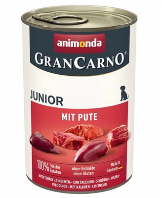 ANIMONDA GranCarno Junior smak: Indyk 400g 