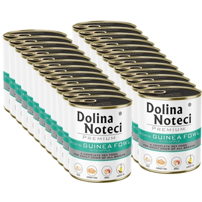 Dolina Noteci PREMIUM bogata w perliczkę z jabłkiem 24x800g