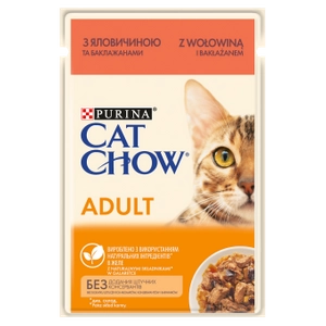 PURINA Cat Chow Adult Karma dla kotów z wołowiną i bakłażanem w galaretce 85g