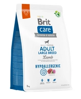 BRIT CARE Dog Hypoallergenic Adult Large Breed Lamb 3kg opakowanie uszkodzone (2020,2332) 