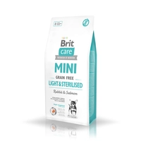 BRIT CARE Mini Grain-Free Light&Sterilised 7kg/Opakowanie uszkodzone (1729,5584,430,467,909,532,1125) !!! 