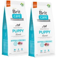 BRIT CARE Hypoallergenic Puppy Lamb 2x12kg