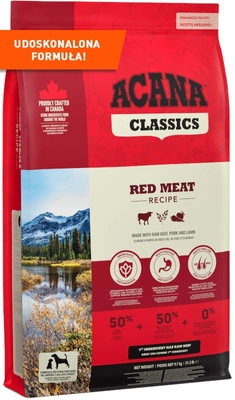 ACANA Classic Red Meat 9,7kg opakowanie uszkodzone (1616)