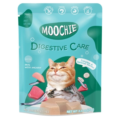 MOOCHIE Digestive Care With Anchovy 70g opieka nad układem pokarmowym