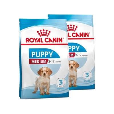 ROYAL CANIN Medium Puppy 2x4kg 