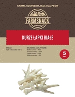 FarmSnack Kurze Łapki Białe 5szt