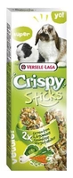 VERSELE LAGA  Crispy Sticks Rabbits-Guinea Pigs Vegetsbles 110g - 2 kolby warzywne dla królików i kawii domowych