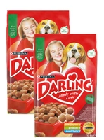 PURINA Darling z pyszną mieszanką wołowiny i kurczaka 2x10 kg