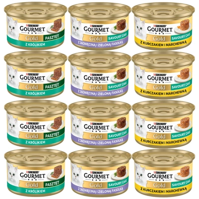 Purina Gourmet Gold Mis Smaków 48x85g