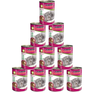 Super Benek KOT bezzbożowe kąski z indykiem w sosie 10x415g