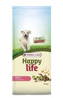 VERSELE-LAGA Happy Life Adult  Lamb 15kg / Opakowanie uszkodzone (4829,4830, 5340) !!! 