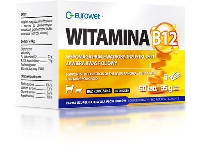 EUROWET Witamina B12 50tab