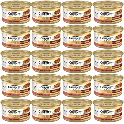 Purina Gourmet Gold kaczka/indyk w sosie 72x85g