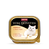 ANIMONDA Cat Vom Feinsten adult cat smak: wołowina + kurczak 100g