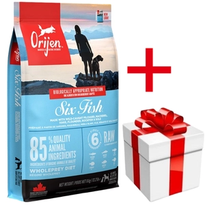 ORIJEN Six Fish Dog 6kg + niespodzianka dla psa GRATIS!