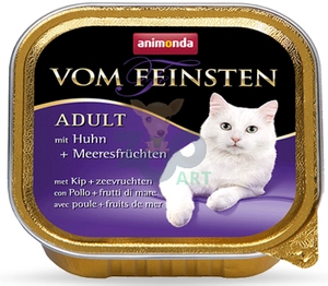 ANIMONDA Vom Feinsten Adult Cat smak: z kurczakiem i owocami morza 100g