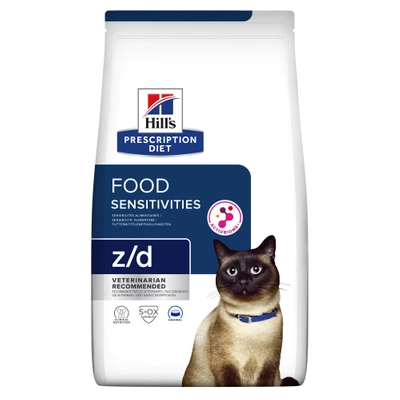 HILL'S PD Prescription Diet Feline z/d Food Sensitivities 2,8kg / Opakowanie uszkodzone (2151) !!!
