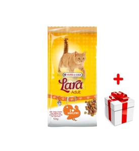 VERSELE-LAGA Lara Adult Turkey & Chicken 10kg + niespodzianka dla kota GRATIS!