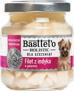 Basttet'o Holistic filet z indyka w galerecie dla szczeniąt 130g