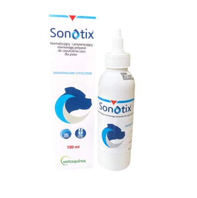 VETOQUINOL Sonotix 120ml Dla Psów i Kotów