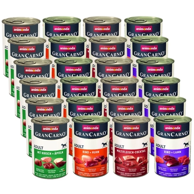 ANIMONDA GranCarno Adult Dog Mix Smaków24x400g