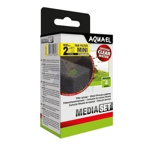 AQUAEL wkład filtracyjny gąbkowy Fan Mini Plus MediaSet -2szt