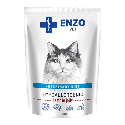 ENZO VET Hypoallergenic dla kotów z jagnięciną w galaretce 100g